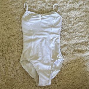 Mirella white leotard